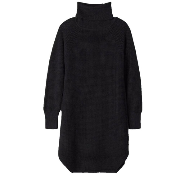 Aritzia Wilfred Free Bianca Dress 100% Merino Wool Sweater Dress Size M - Picture 3 of 12